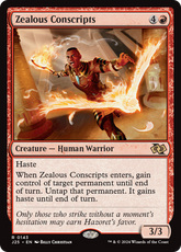 Recrutas Zelosos / Zealous Conscripts - Magic: The Gathering - MoxLand